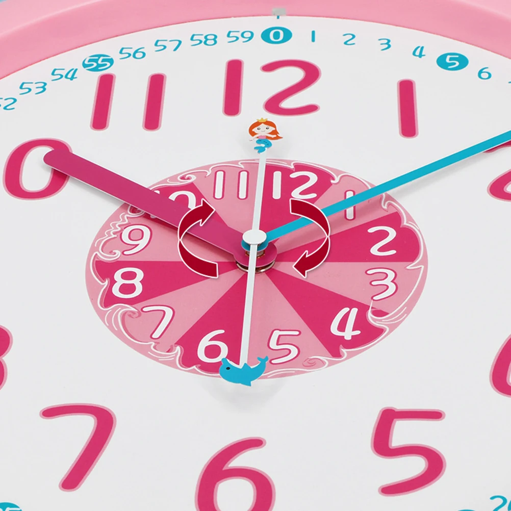 Silent Round Wall Creative Non- Cartoon Bedroom For Kids Living Room Office Decor Pink High Precision Analog Clock No Rust
Silent Round Wall Creative Non- Cartoon Bedroom For Kids Living Room Office Decor Pink High Precision Analog Clock No Rust