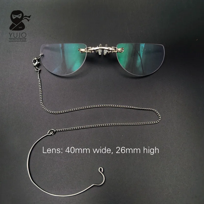 Vintage Half Frame Round Nose Clip Anti Blue Light Reading Glasses Silver Horn rimmed Opera Eyeglass Retro portable Pinch nez
Vintage Half Frame Round Nose Clip Anti Blue Light Reading Glasses Silver Horn rimmed Opera Eyeglass Retro portable Pinch nez