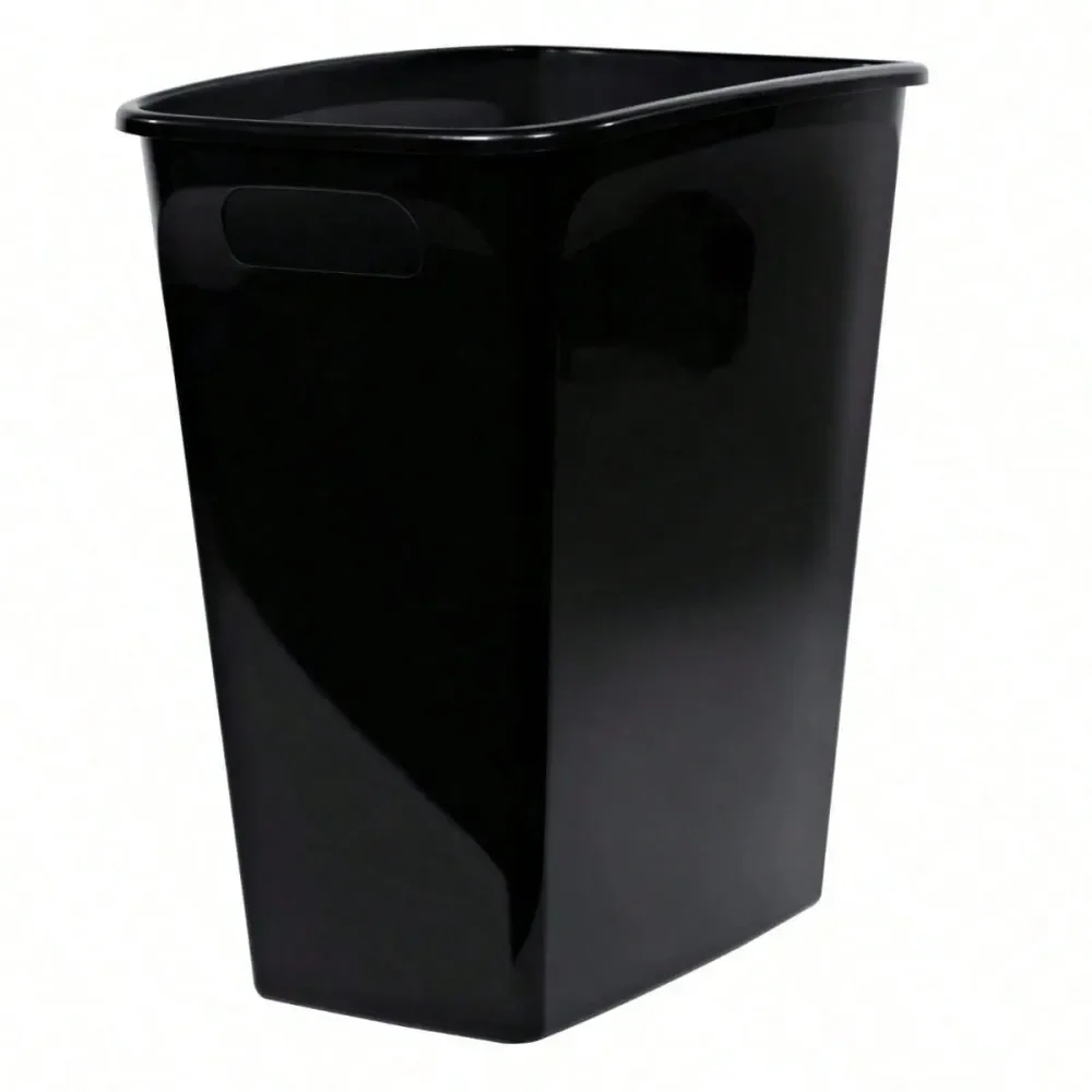 Gallon Slim Plastic Trash Can, Black OpenTop Waste Bin With Handles, HighGloss Finish, Narrow Garbage Bucket For Kitchen, Offic
Gallon Slim Plastic Trash Can, Black OpenTop Waste Bin With Handles, HighGloss Finish, Narrow Garbage Bucket For Kitchen, Offic