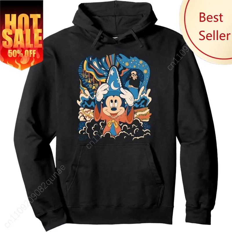 Disney Fantasia Mickey Mouse Sorcerer’s Apprentice Retro Pullover Hoodie
Disney Fantasia Mickey Mouse Sorcerer’s Apprentice Retro Pullover Hoodie