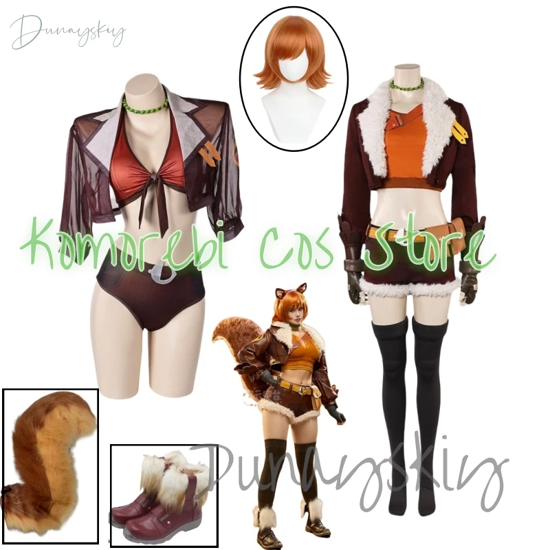 Rivals Squirrel Girl Doreen Green Cosplay Swimsuit Costume Disguise for Women Girls Bikinis Set Outfits Halloween Carnival Suit
Rivals Squirrel Girl Doreen Green Cosplay Swimsuit Costume Disguise for Women Girls Bikinis Set Outfits Halloween Carnival Suit