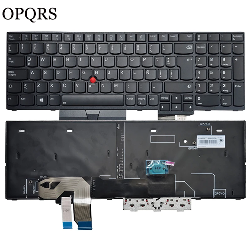 Латинская испанская клавиатура для Lenovo Thinkpad P15 Gen 1, P17 Gen 1, T15G Gen 1 5N20Z74837
Латинская испанская клавиатура для Lenovo Thinkpad P15 Gen 1, P17 Gen 1, T15G Gen 1 5N20Z74837
