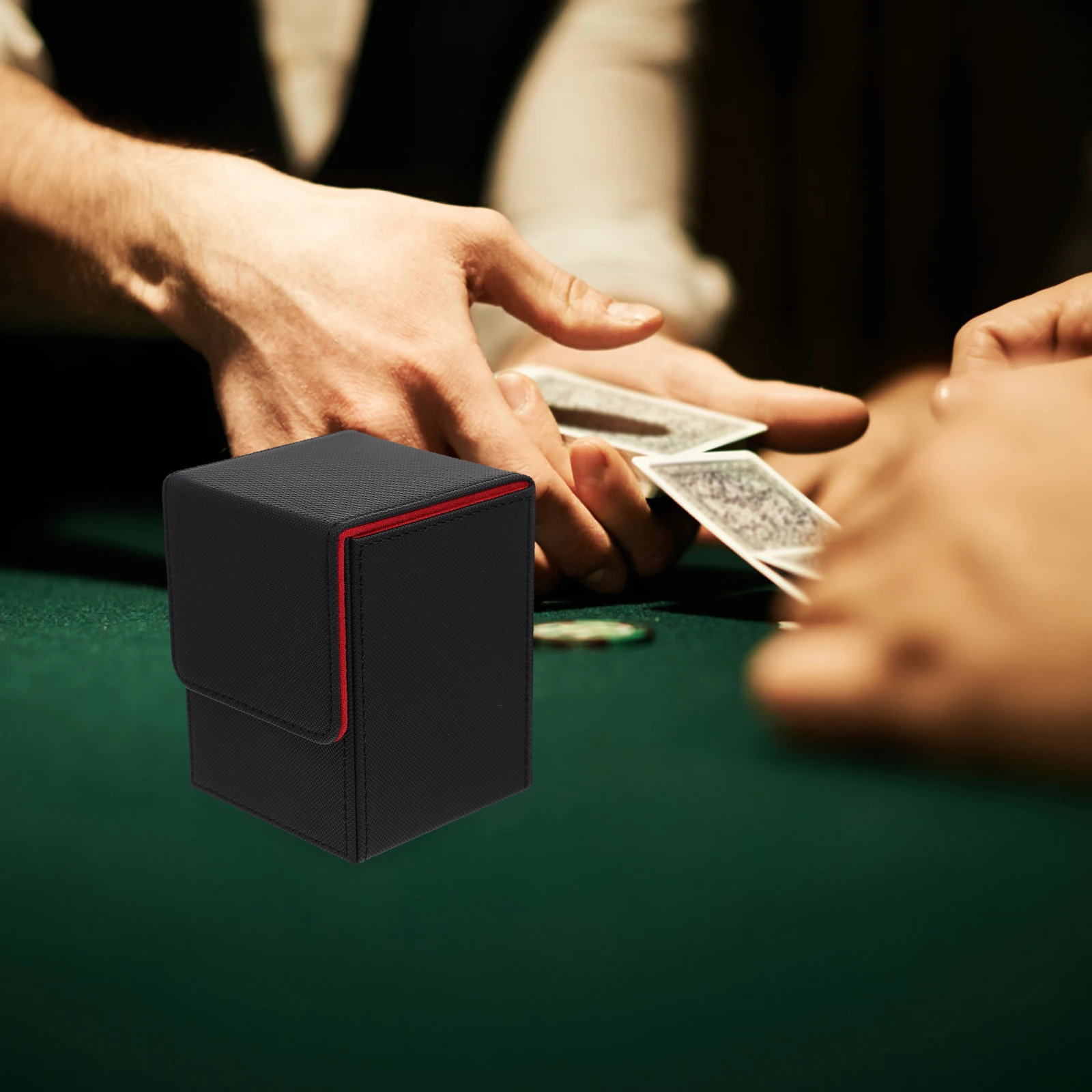 1pc Game Card Box Holder For Trading Playing Decks Storage Black Large Capacity Scratch-Proof Cards Case Smooth
1pc Game Card Box Holder For Trading Playing Decks Storage Black Large Capacity Scratch-Proof Cards Case Smooth