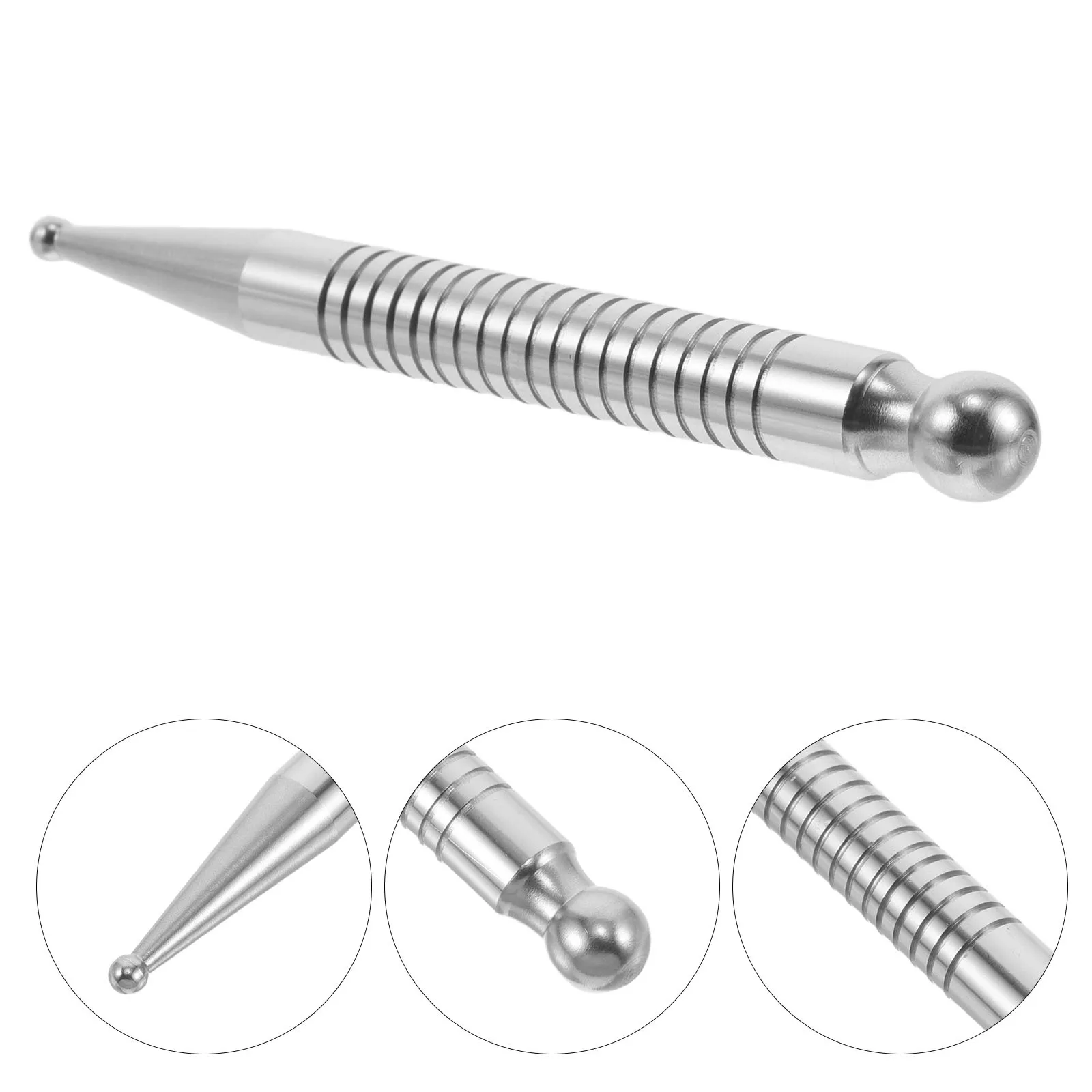 Медная массажная ручка для акупрессуры, инструмент для рефлексологии лица, двусторонний пружинный наконечник, точечный зонд, меридианная терапевтическая палочка для триггера
Медная массажная ручка для акупрессуры, инструмент для рефлексологии лица, двусторонний пружинный наконечник, точечный зонд, меридианная терапевтическая палочка для триггера