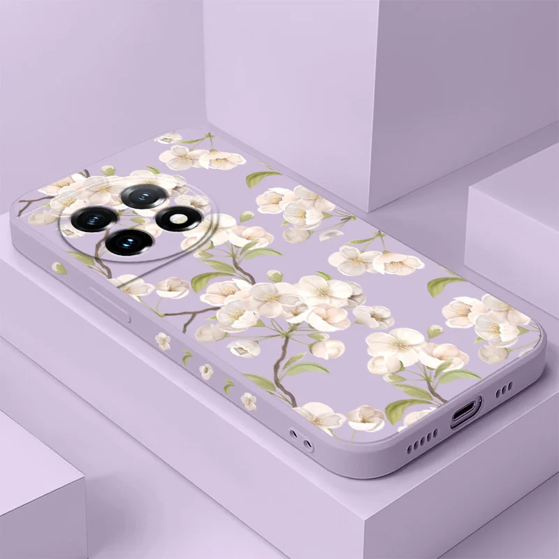 Pure Flower Phone Case For Oneplus 13 13R 12 12R 11 11R 10 10R 10T 9R 9RT 9 8T 8 7 7T Pro 5G Liquid Silicone Cover
Pure Flower Phone Case For Oneplus 13 13R 12 12R 11 11R 10 10R 10T 9R 9RT 9 8T 8 7 7T Pro 5G Liquid Silicone Cover