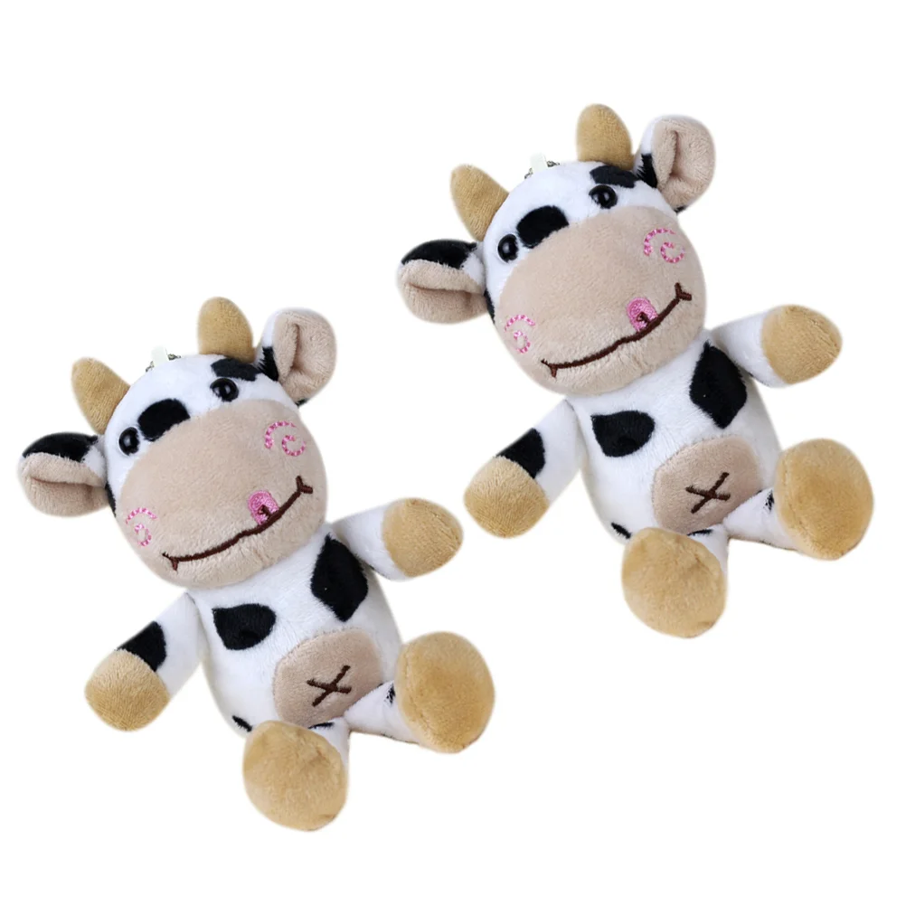 2 Pcs Plush Cow Pendant Bag Hanging Decors Dolls Cartoon Keychain Ornament Decorative
2 Pcs Plush Cow Pendant Bag Hanging Decors Dolls Cartoon Keychain Ornament Decorative