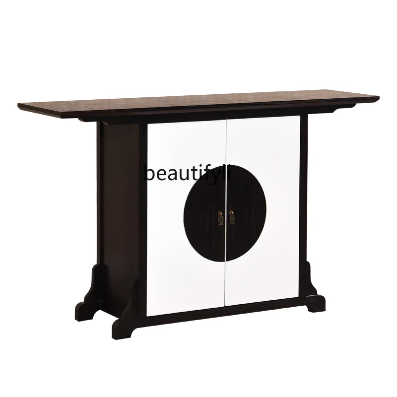 Solid wood entrance cabinet, living room entrance table, foyer partition decorative cabinet, dining side cabinet
Solid wood entrance cabinet, living room entrance table, foyer partition decorative cabinet, dining side cabinet