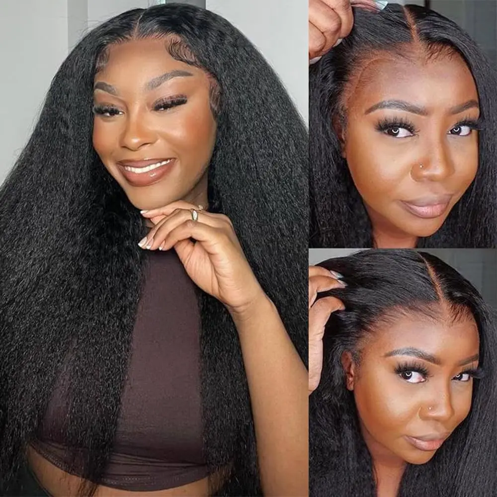 Kinky Straight 3 IN 1 Half Wigs Human Hair Glueless Wig Human Hair Half Wig Drawstring Kinky Straight Hair Half Wig 200%
Kinky Straight 3 IN 1 Half Wigs Human Hair Glueless Wig Human Hair Half Wig Drawstring Kinky Straight Hair Half Wig 200%