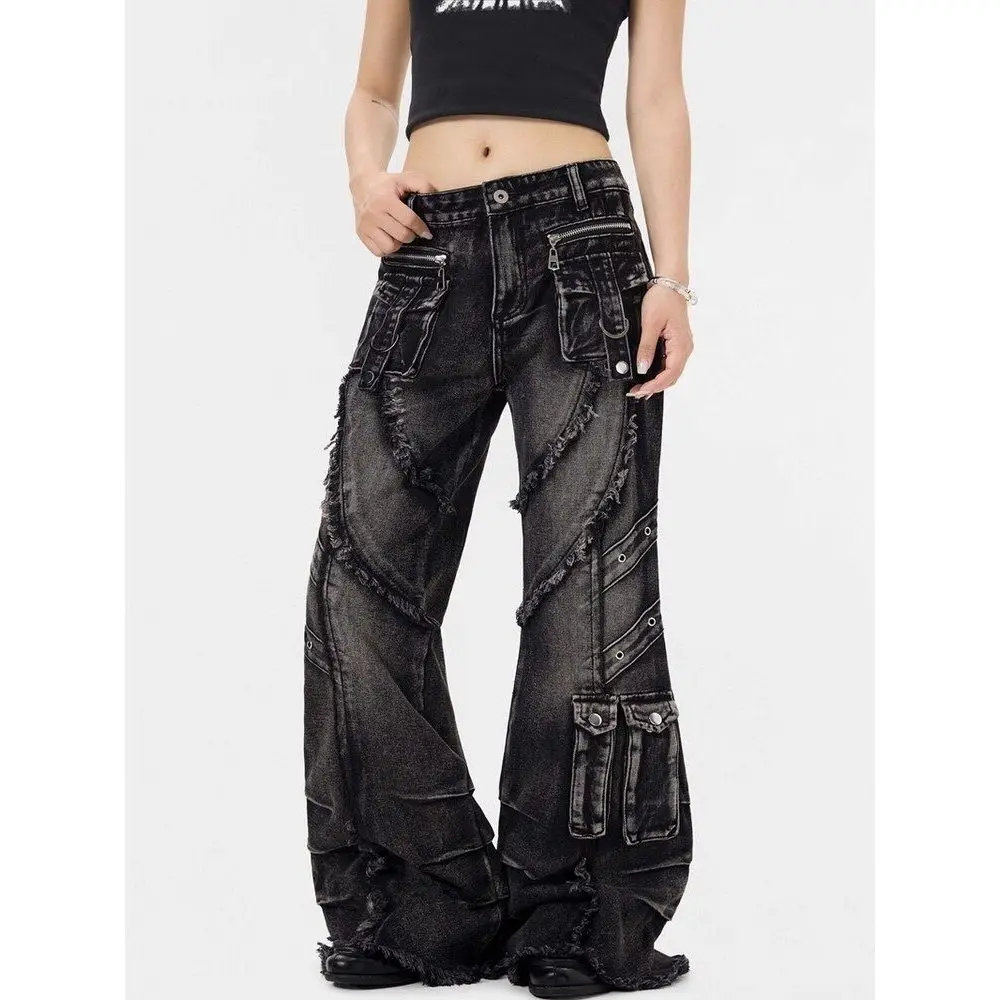 Locomotive pants functional wind burrs multi-pocket jeans unisex loose and thin hip-hop trousers trend women y2k pants
Locomotive pants functional wind burrs multi-pocket jeans unisex loose and thin hip-hop trousers trend women y2k pants
