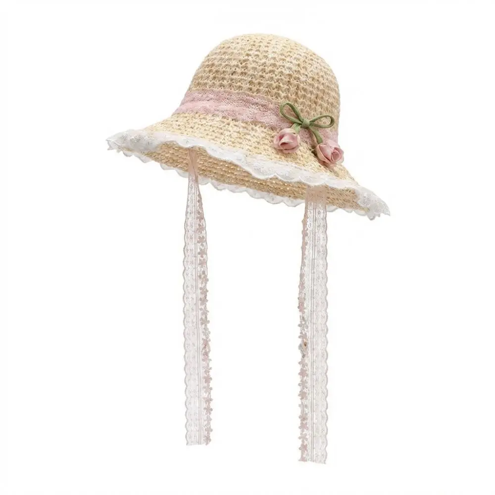 New Tulip Straw Hat Lace Sun Protection Sunshade Hat Wide Brim Elegant Woven Hat Seaside Beach
New Tulip Straw Hat Lace Sun Protection Sunshade Hat Wide Brim Elegant Woven Hat Seaside Beach
