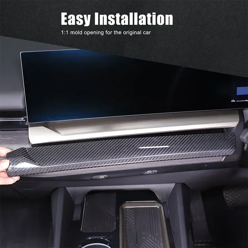 For BMW 5 Series G60 2024 Real Carbon Fiber Car Center Control Navigation Screen Lower Panel Decorative Cover Car Accessories
For BMW 5 Series G60 2024 Real Carbon Fiber Car Center Control Navigation Screen Lower Panel Decorative Cover Car Accessories