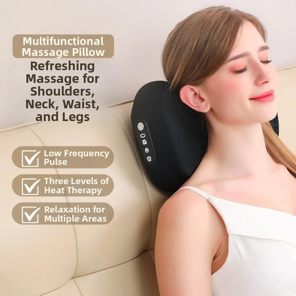 Multifunctional Cervical Massage Pillow EMS USB Charging Electric Neck Massage Pillow Voice Function Portable
Multifunctional Cervical Massage Pillow EMS USB Charging Electric Neck Massage Pillow Voice Function Portable