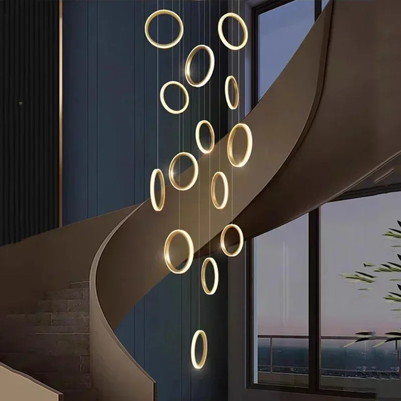 Nordic Minimalist LED Pendant Lights for Living Dining Room Food Tables Staircase Chandelier Home Decor Hanging Light Fixture
Nordic Minimalist LED Pendant Lights for Living Dining Room Food Tables Staircase Chandelier Home Decor Hanging Light Fixture