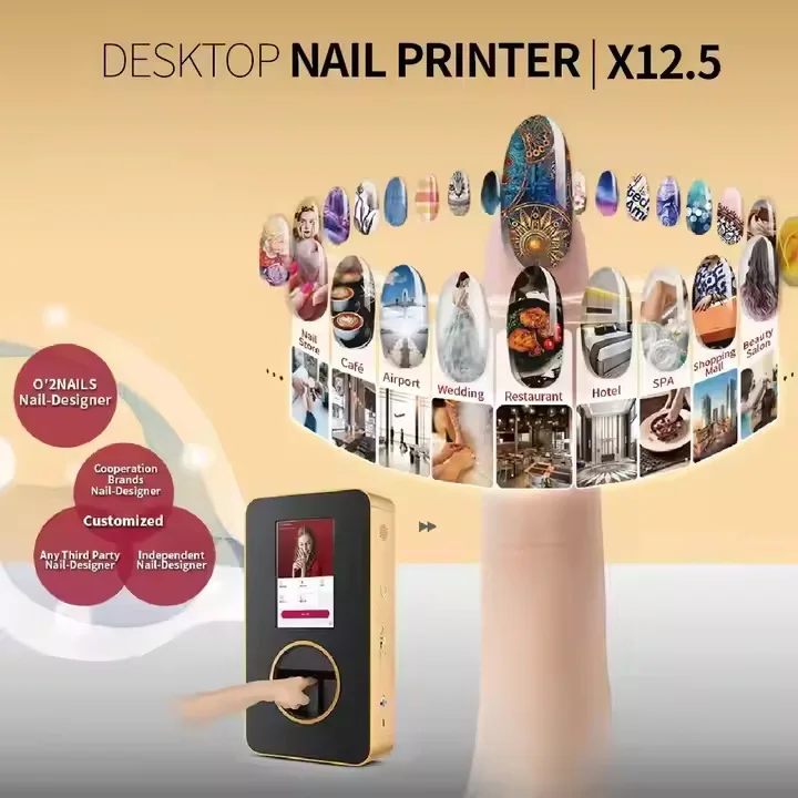 New Touch Screen Nail Products Smart Nail Printer Desktop Nail Machine
New Touch Screen Nail Products Smart Nail Printer Desktop Nail Machine