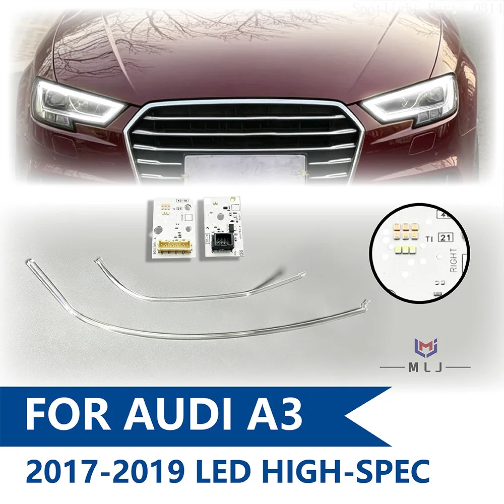 For Audi A3 8V Facelift 2017-2019 High-Spec LED Headlight Daytime Running Light Guide Strip Angel Eyes DRLChip DRL Lamp Tube
For Audi A3 8V Facelift 2017-2019 High-Spec LED Headlight Daytime Running Light Guide Strip Angel Eyes DRLChip DRL Lamp Tube