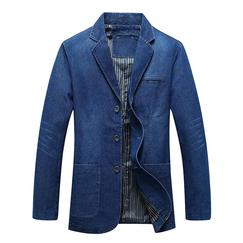 Mens Denim Blazer Men Fashion Cotton Vintage Suit Outerwear Male Blue Coat Denim Jacket Men Slim Fit Jeans Denim Blazers Top 4Xl
Mens Denim Blazer Men Fashion Cotton Vintage Suit Outerwear Male Blue Coat Denim Jacket Men Slim Fit Jeans Denim Blazers Top 4Xl