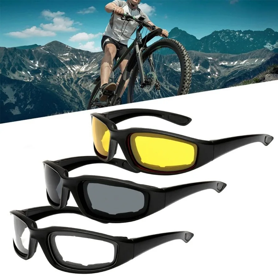 3 pairs Motorcycle Sports Biker Riding Glasses Wind Resistant Eye Protection Women Men Sports Goggles Cycling Glasses Sunglasse
3 pairs Motorcycle Sports Biker Riding Glasses Wind Resistant Eye Protection Women Men Sports Goggles Cycling Glasses Sunglasse