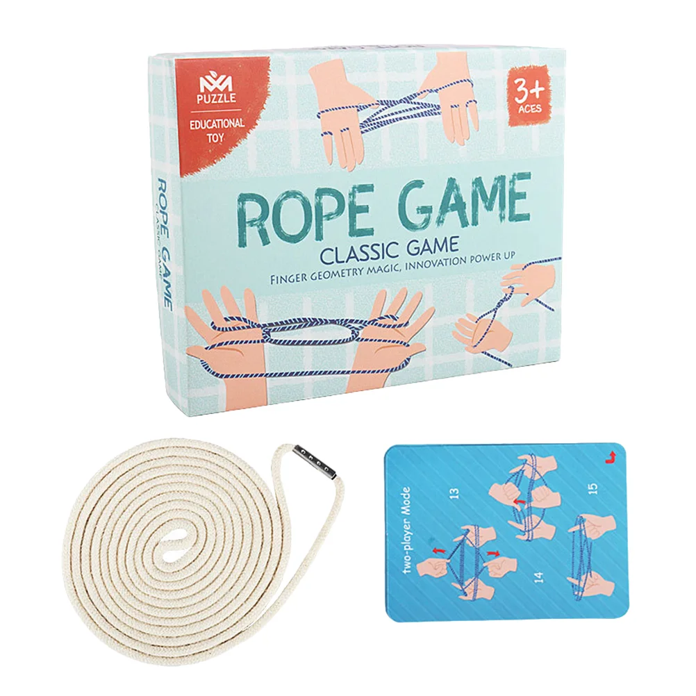 Braided Rope Finger Game Toys Creative Cooperative String Educational Weaving Rope Kids Party Favors Carnival Prizes Stocking
Braided Rope Finger Game Toys Creative Cooperative String Educational Weaving Rope Kids Party Favors Carnival Prizes Stocking