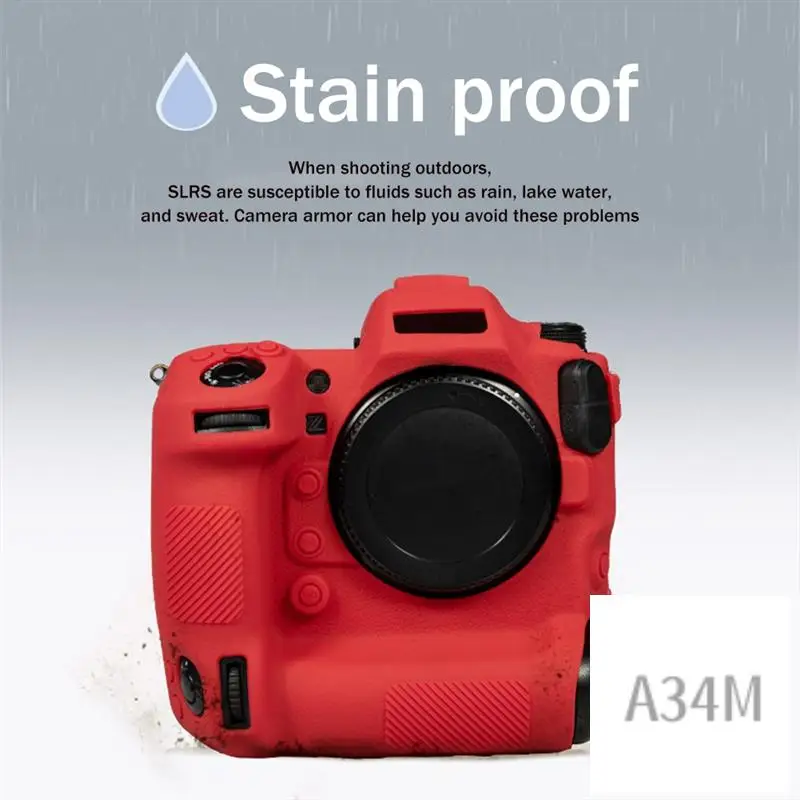 A34M-Lychee Texture Protective Case Silicone Protective Case Suitable For Nikon Z9 Mirrorless Camera Black
A34M-Lychee Texture Protective Case Silicone Protective Case Suitable For Nikon Z9 Mirrorless Camera Black