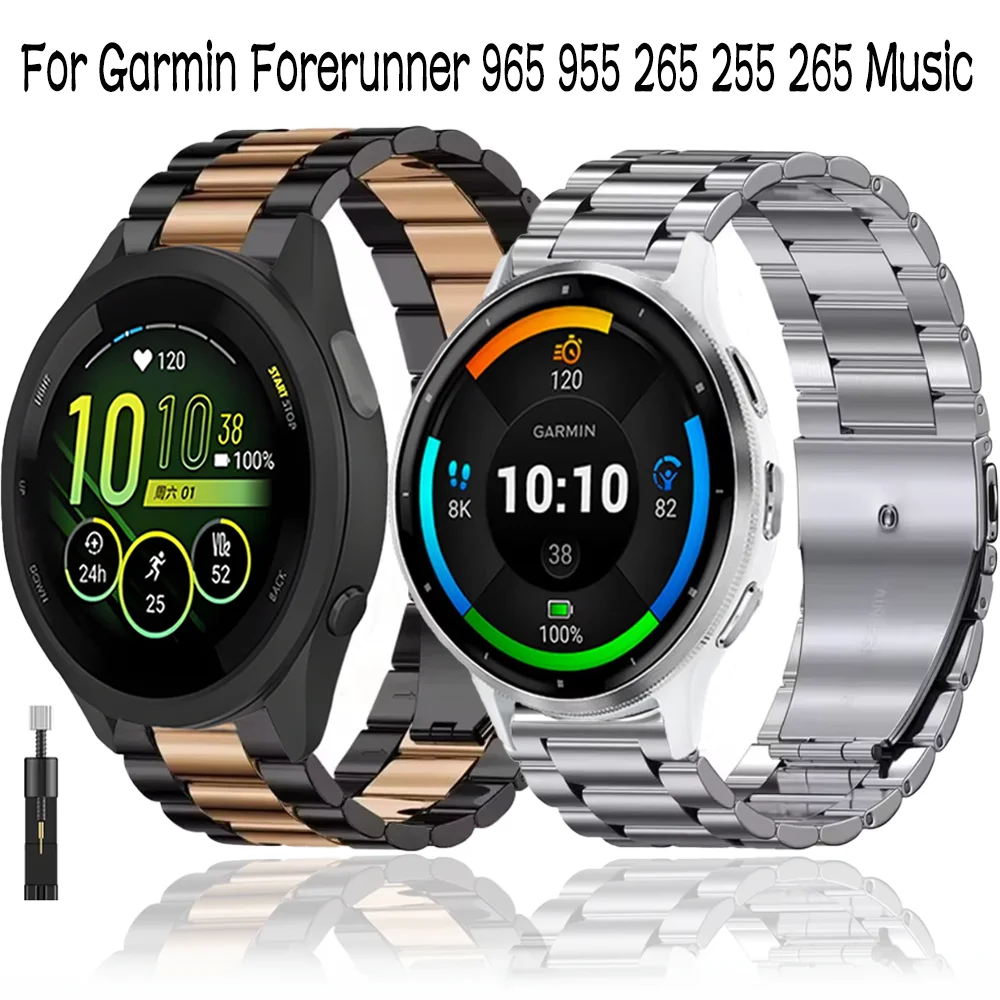 22mm Metal Strap for Garmin Forerunner 965 955 265 255 265 Music 745 Bracelet Watchband for Garmin Venu 3/2 Vivoactive 4 Correa
22mm Metal Strap for Garmin Forerunner 965 955 265 255 265 Music 745 Bracelet Watchband for Garmin Venu 3/2 Vivoactive 4 Correa