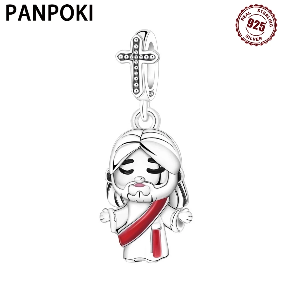 925 Sterling Silver Jesus Character Religious Symbol Pendants Bracelet Charms Fit Jewelry Party Beads DIY Fine Gifts Accessory
925 Sterling Silver Jesus Character Religious Symbol Pendants Bracelet Charms Fit Jewelry Party Beads DIY Fine Gifts Accessory