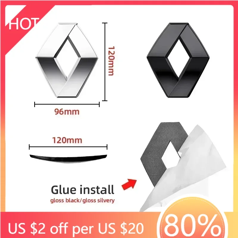 Для Renault 2026 новые колпаки ступицы, 1 шт., наклейки с логотипом багажника автомобиля из АБС-пластика, эмблема передней решетки для Renault Megane 2 3 Clio Scenic RS D
Для Renault 2026 новые колпаки ступицы, 1 шт., наклейки с логотипом багажника автомобиля из АБС-пластика, эмблема передней решетки для Renault Megane 2 3 Clio Scenic RS D