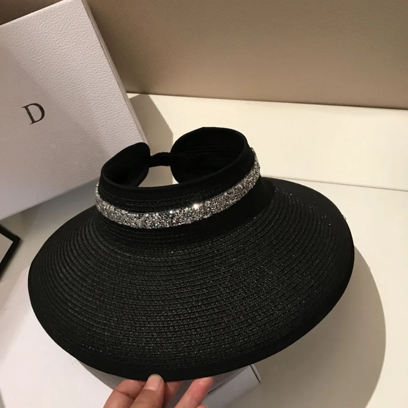 2022 Summer Folding Empty Top Hat Straw Hat Sun Hat Beach Hat UV Protective Sunshade Sun Hat Panama Women's Straw Hat
2022 Summer Folding Empty Top Hat Straw Hat Sun Hat Beach Hat UV Protective Sunshade Sun Hat Panama Women's Straw Hat