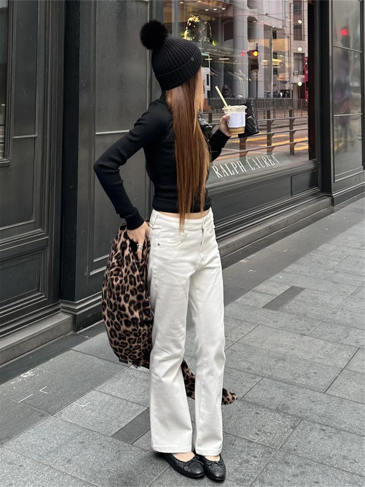 American Street Style Vintage Low Waist Straight Leg Jeans Women's Autumn Winter Loose Drapey Slim Wide Leg Pants
American Street Style Vintage Low Waist Straight Leg Jeans Women's Autumn Winter Loose Drapey Slim Wide Leg Pants