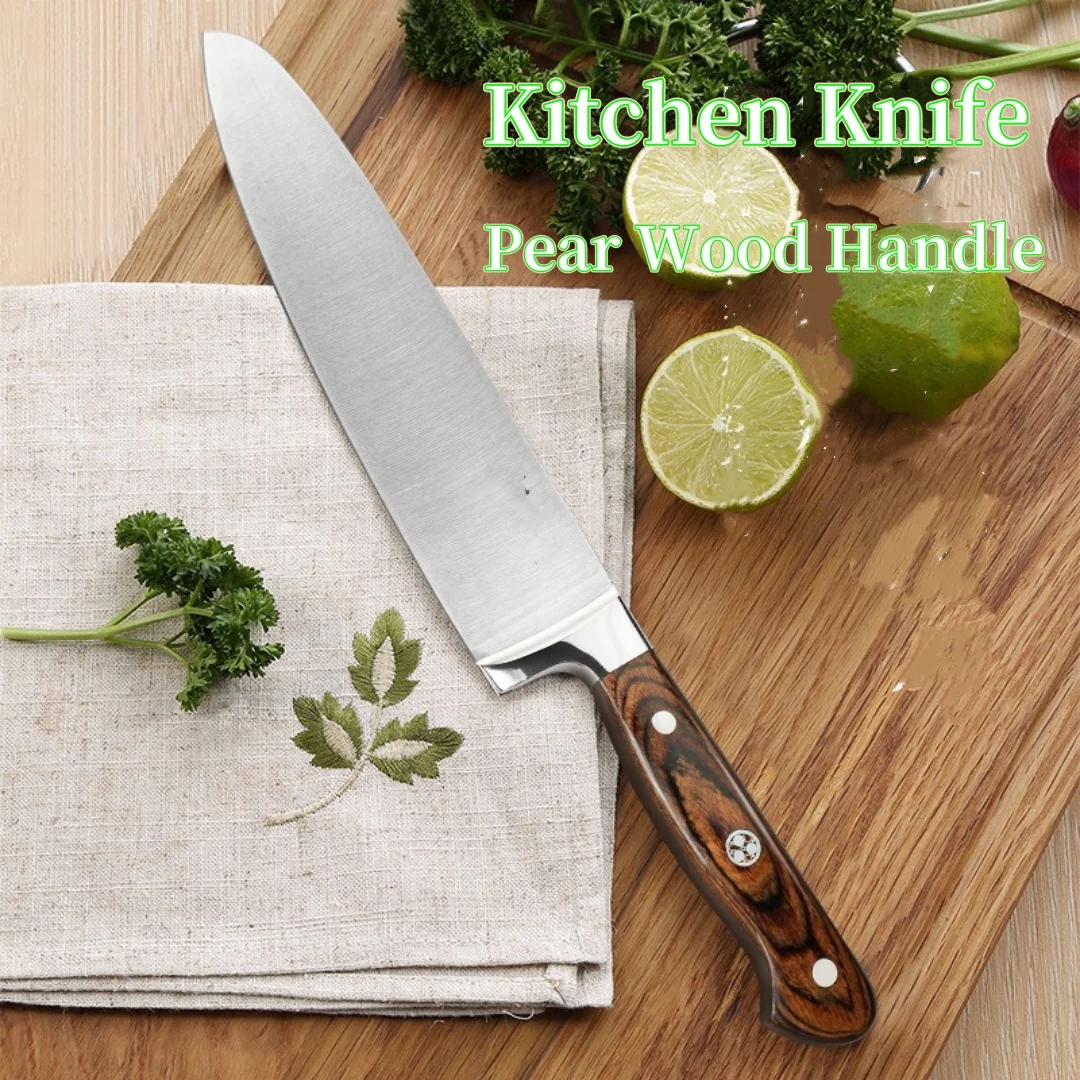 Stainless Steel Kitchen Knife Meat Cleaver Kitchen Knife Solid Wood Handle Multifunctional Knife Restaurant And Home Use
Stainless Steel Kitchen Knife Meat Cleaver Kitchen Knife Solid Wood Handle Multifunctional Knife Restaurant And Home Use