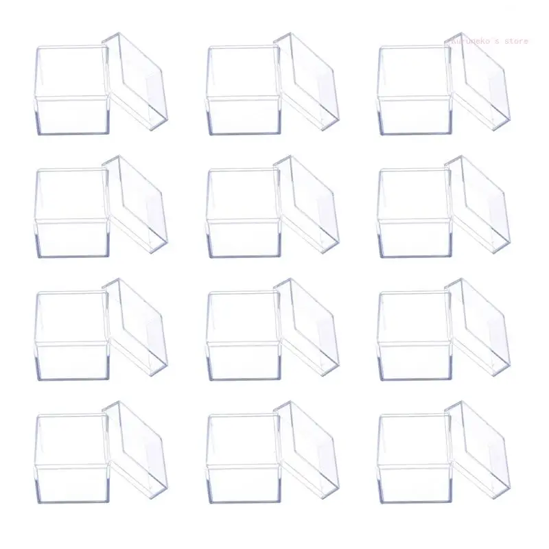 12pcs Clear Acrylic Square Cube Candy Box Treat Gift Boxes Containers for Wedding Party Baby Shower
12pcs Clear Acrylic Square Cube Candy Box Treat Gift Boxes Containers for Wedding Party Baby Shower