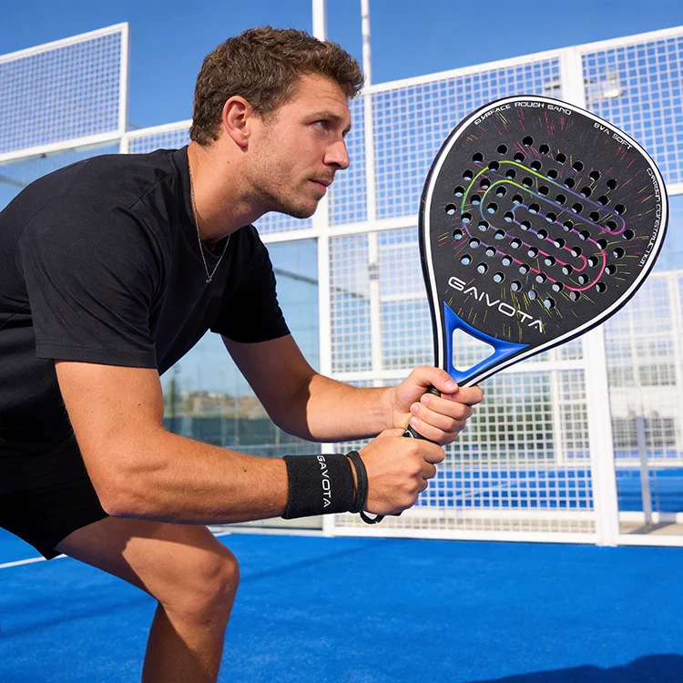 3D Texture Carbon fiber material 12K padel racket, high friction spin surface, outstanding performance specially crafted for adv
3D Texture Carbon fiber material 12K padel racket, high friction spin surface, outstanding performance specially crafted for adv