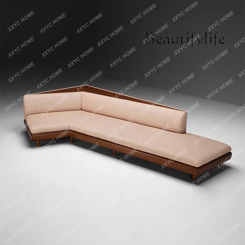 New Chinese-style simple wind solid wood sofa home living room large flat-layer fabric corner sofa
New Chinese-style simple wind solid wood sofa home living room large flat-layer fabric corner sofa