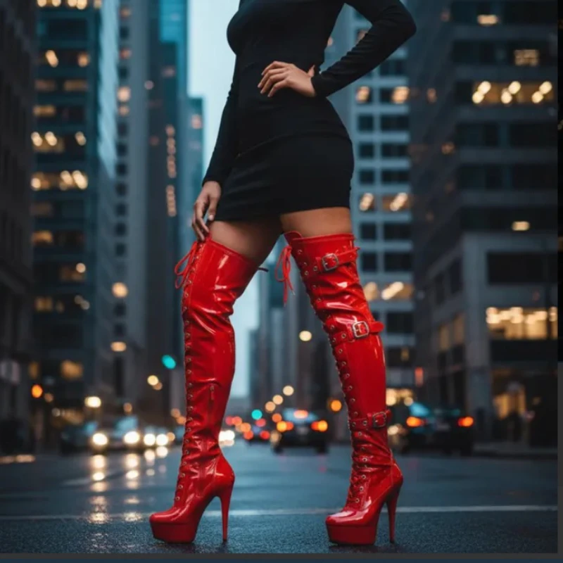 Sexy 2026 Over The Knee Long Boots for Women 15cm Thin High Heels Ladies Pumps Tailored for Steel Pipe Dance Botas Plus Size
Sexy 2026 Over The Knee Long Boots for Women 15cm Thin High Heels Ladies Pumps Tailored for Steel Pipe Dance Botas Plus Size