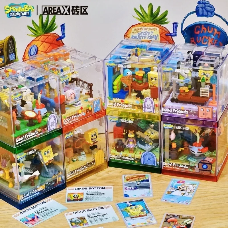 Areax SpongeBob SquarePants Building Block Box Series 2 Assembly Desktop Desktop Decoration Model Children's Toys Surprise Gifts
Areax SpongeBob SquarePants Building Block Box Series 2 Assembly Desktop Desktop Decoration Model Children's Toys Surprise Gifts