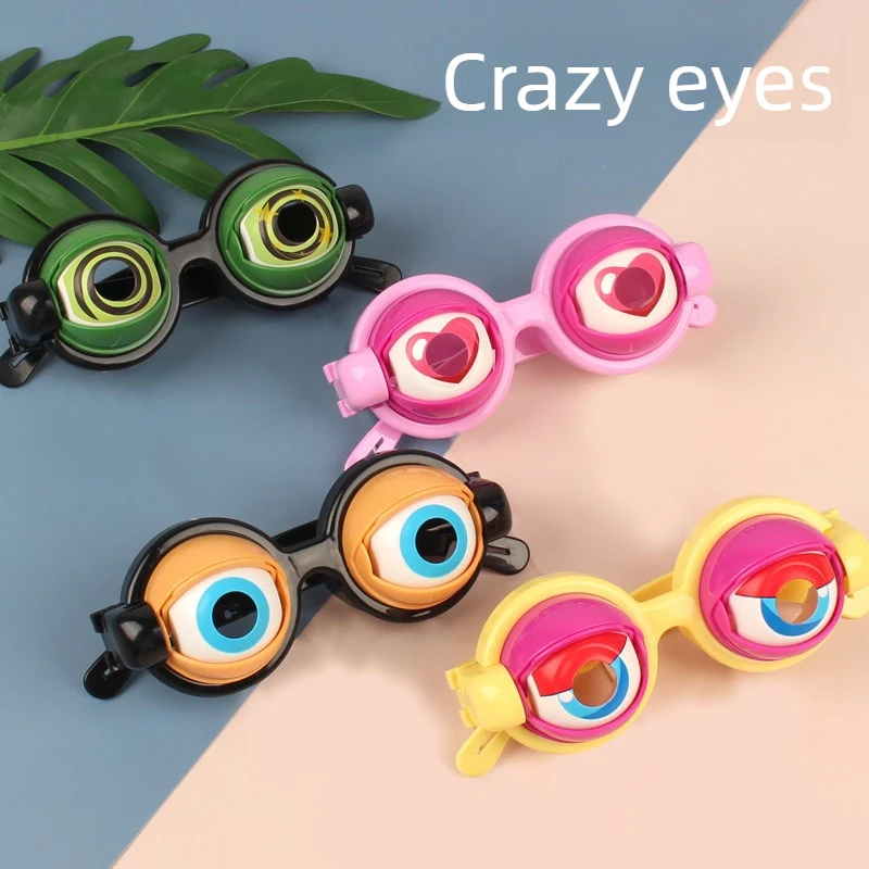 Crazy Eyes Children's New Fantastic Tricky Creative Funny Glasses Toys Funny Wink Cute Styling Glasses
Crazy Eyes Children's New Fantastic Tricky Creative Funny Glasses Toys Funny Wink Cute Styling Glasses