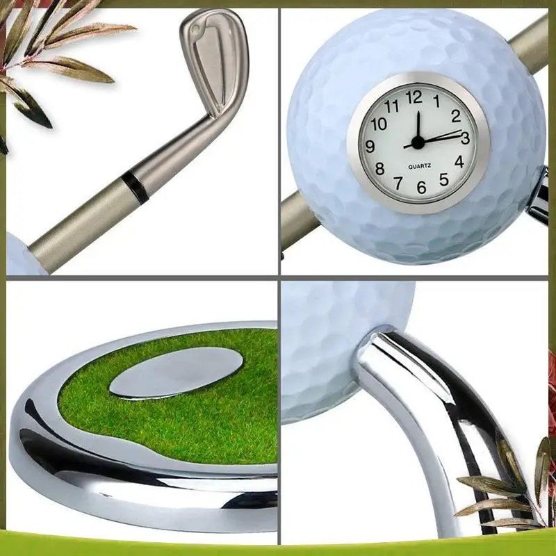 Golf Watch Pen Holder With Clock Mini Desktop Golf Ball Pen Stand Home Office Desktop Golf Pen Stand Clock Ornament Durable
Golf Watch Pen Holder With Clock Mini Desktop Golf Ball Pen Stand Home Office Desktop Golf Pen Stand Clock Ornament Durable