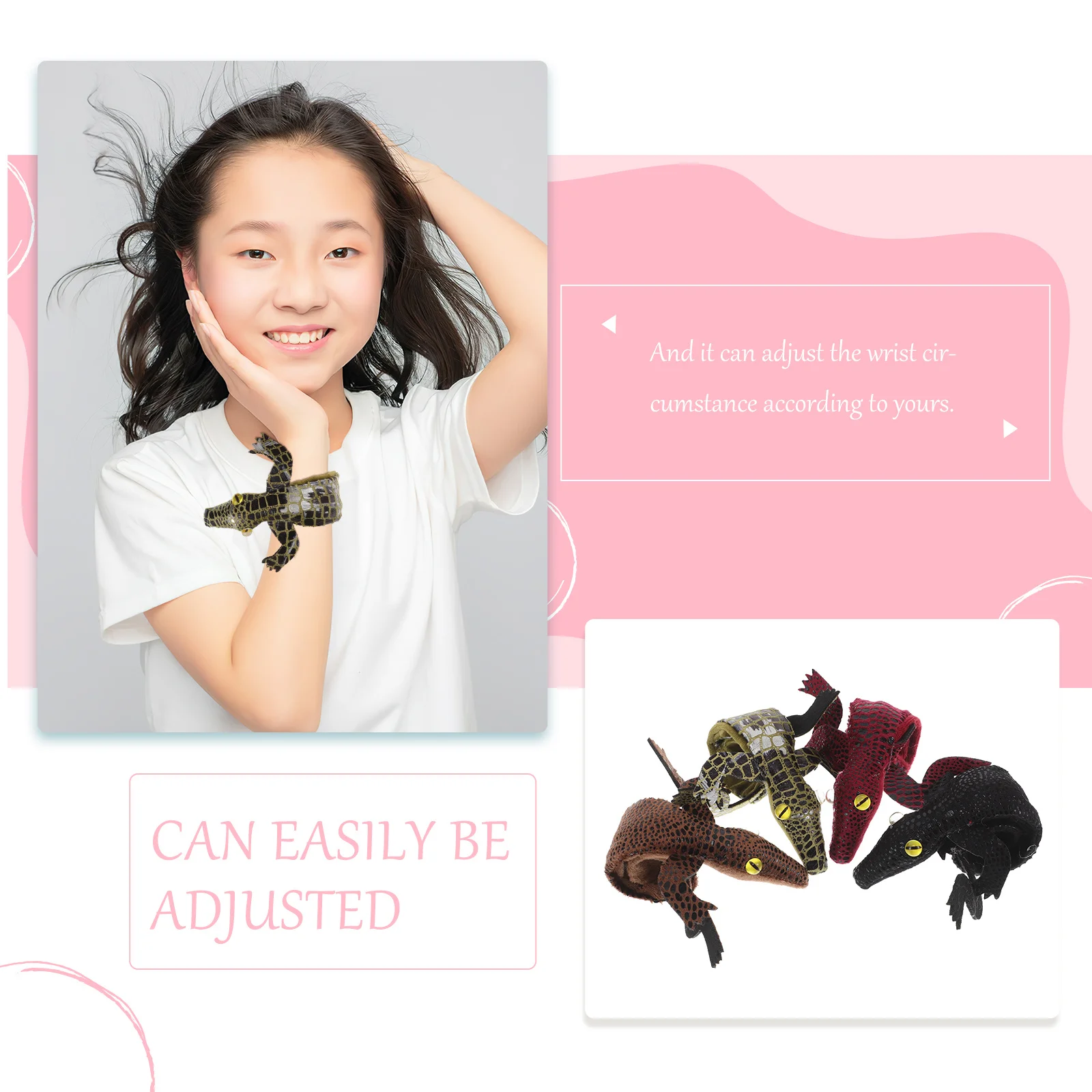 4Pcs Slap Bracelets Realistic Animal Wristbands Kids Jungle Party Favors Halloween Party Supplies Classroom Prizes
4Pcs Slap Bracelets Realistic Animal Wristbands Kids Jungle Party Favors Halloween Party Supplies Classroom Prizes