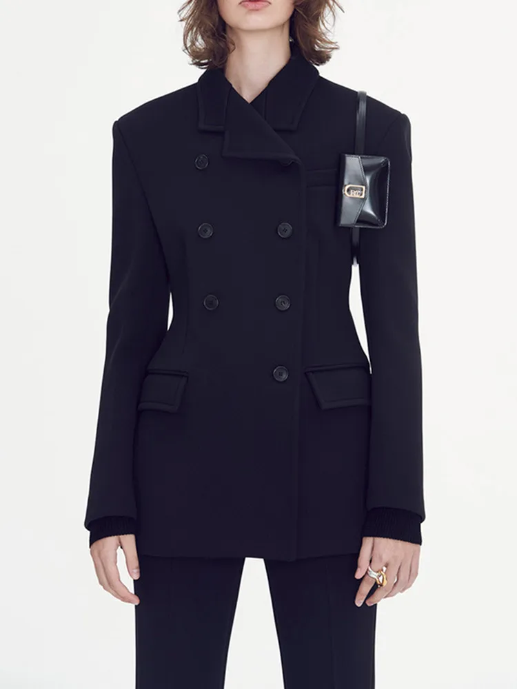 Winter Women's Korean Turn-Down Collar Belt Woolen Coat Ladies Slim Double Breasted Woolen Jacket
Winter Women's Korean Turn-Down Collar Belt Woolen Coat Ladies Slim Double Breasted Woolen Jacket