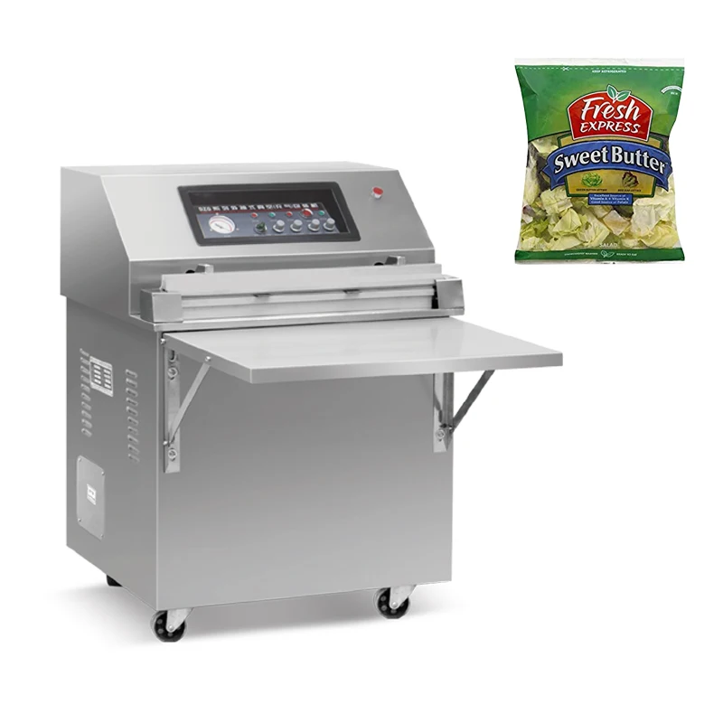 Внешняя вакуумная упаковочная машина для вакуумной упаковки азота для пищевых продуктов
Внешняя вакуумная упаковочная машина для вакуумной упаковки азота для пищевых продуктов