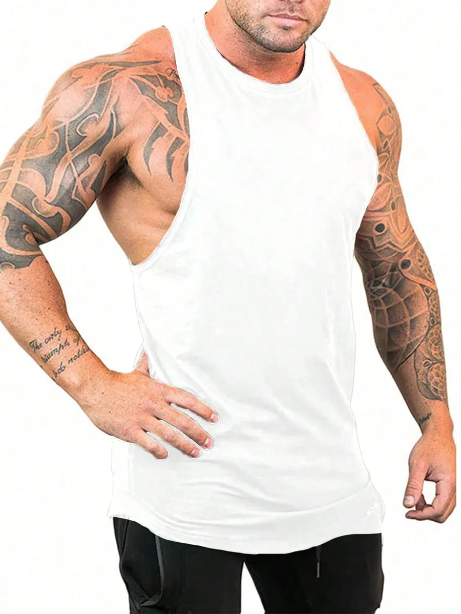 Mens Solid Color Cotton Tank Top For Gym Workout Casual Fitness
Mens Solid Color Cotton Tank Top For Gym Workout Casual Fitness