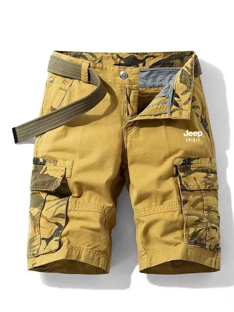 Jeep Spirit's new men's summer loose pure cotton camouflage work pants and shorts, a popular outdoor casual five - inch shorts
Jeep Spirit's new men's summer loose pure cotton camouflage work pants and shorts, a popular outdoor casual five - inch shorts