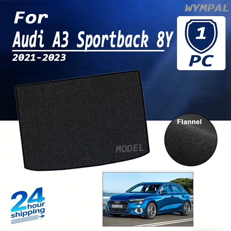 Suede Rear Trunk Mat For Audi A3 Sportback 8Y 2021~2023 Boot Cargo Liner Trunk Luggage Floor Carpet Pads Auto Tray black
Suede Rear Trunk Mat For Audi A3 Sportback 8Y 2021~2023 Boot Cargo Liner Trunk Luggage Floor Carpet Pads Auto Tray black