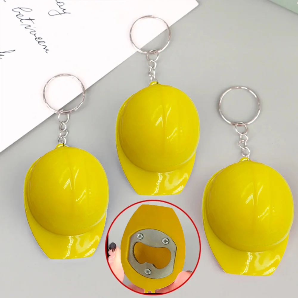 Creative Safety Helmet Bottle Opener Keychain for Construction Party Portable Opener Practical Decoration PendantGifts Prizes
Creative Safety Helmet Bottle Opener Keychain for Construction Party Portable Opener Practical Decoration PendantGifts Prizes