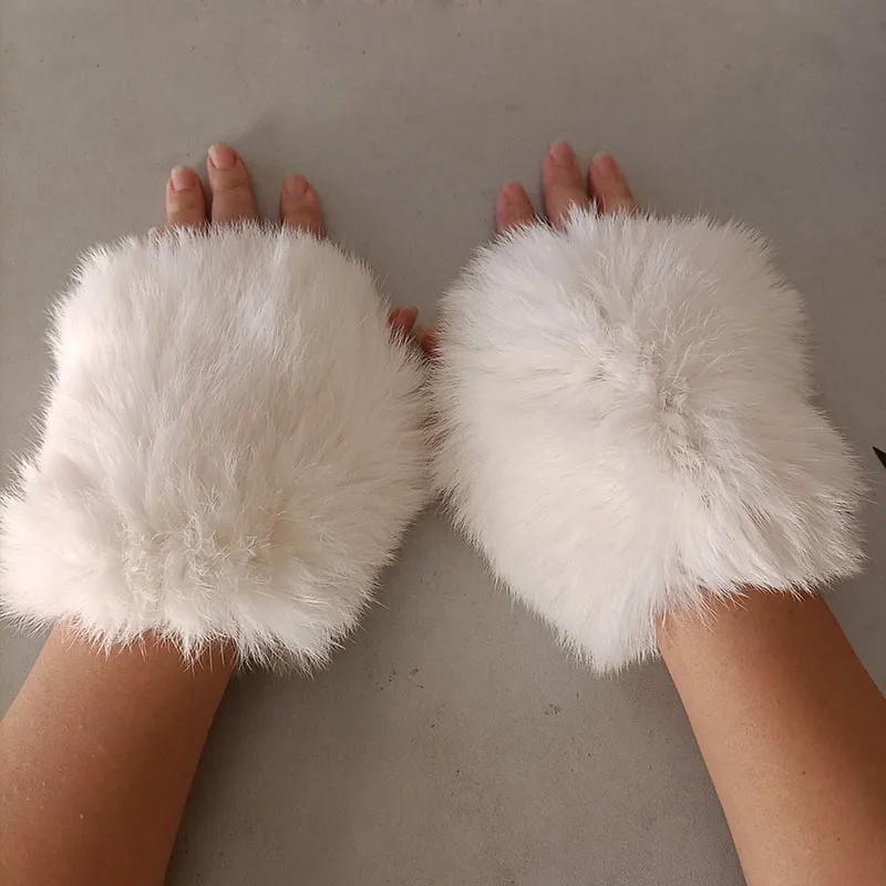 Women Genuine Knitted Rabbit Fur Glove Short Warm Winter Female Real Fur Gloves Fashion Hand Warmer
Women Genuine Knitted Rabbit Fur Glove Short Warm Winter Female Real Fur Gloves Fashion Hand Warmer