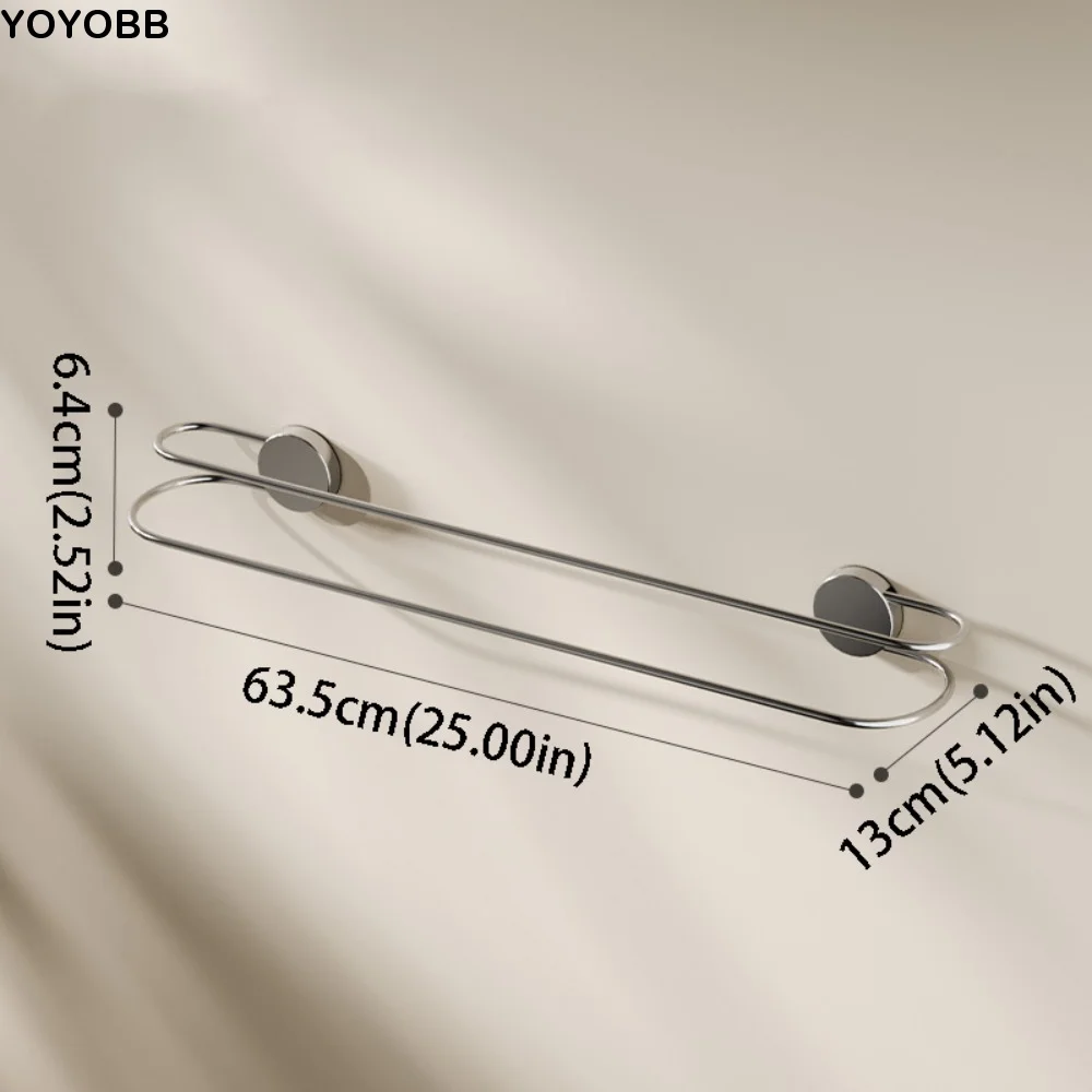 Stainless Steel Stainless Steel Towel Holder Wall Mounted No Drilling Double Bar Towel Holder Space Saving Multi Functional
Stainless Steel Stainless Steel Towel Holder Wall Mounted No Drilling Double Bar Towel Holder Space Saving Multi Functional