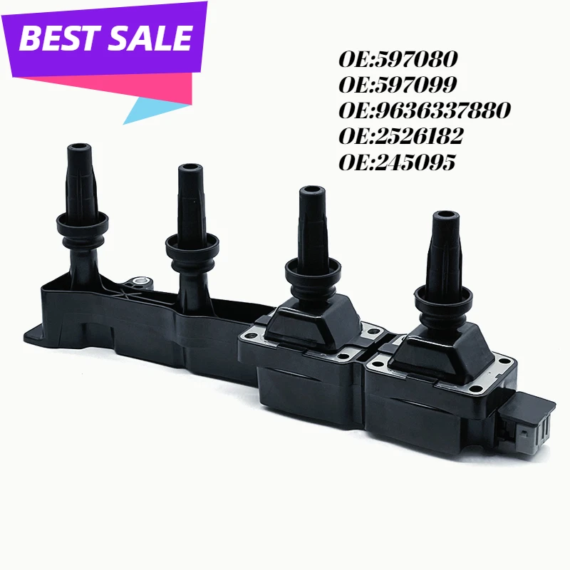 Auto Engine Ignition Coil For Citroen Berlingo C2 C3 C4 Xsara Peugeot 206 307 597080 597099 9636337880 Parts
Auto Engine Ignition Coil For Citroen Berlingo C2 C3 C4 Xsara Peugeot 206 307 597080 597099 9636337880 Parts