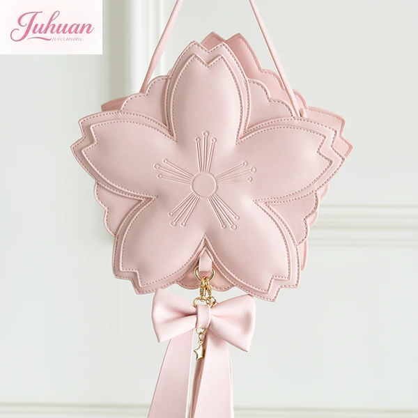 Original Sweet Lolita Cherry Blossom Double Petal Handbag Satchel Soft Cute Beautiful Woman Cute Fairy JK Hanfu Bag for Women
Original Sweet Lolita Cherry Blossom Double Petal Handbag Satchel Soft Cute Beautiful Woman Cute Fairy JK Hanfu Bag for Women