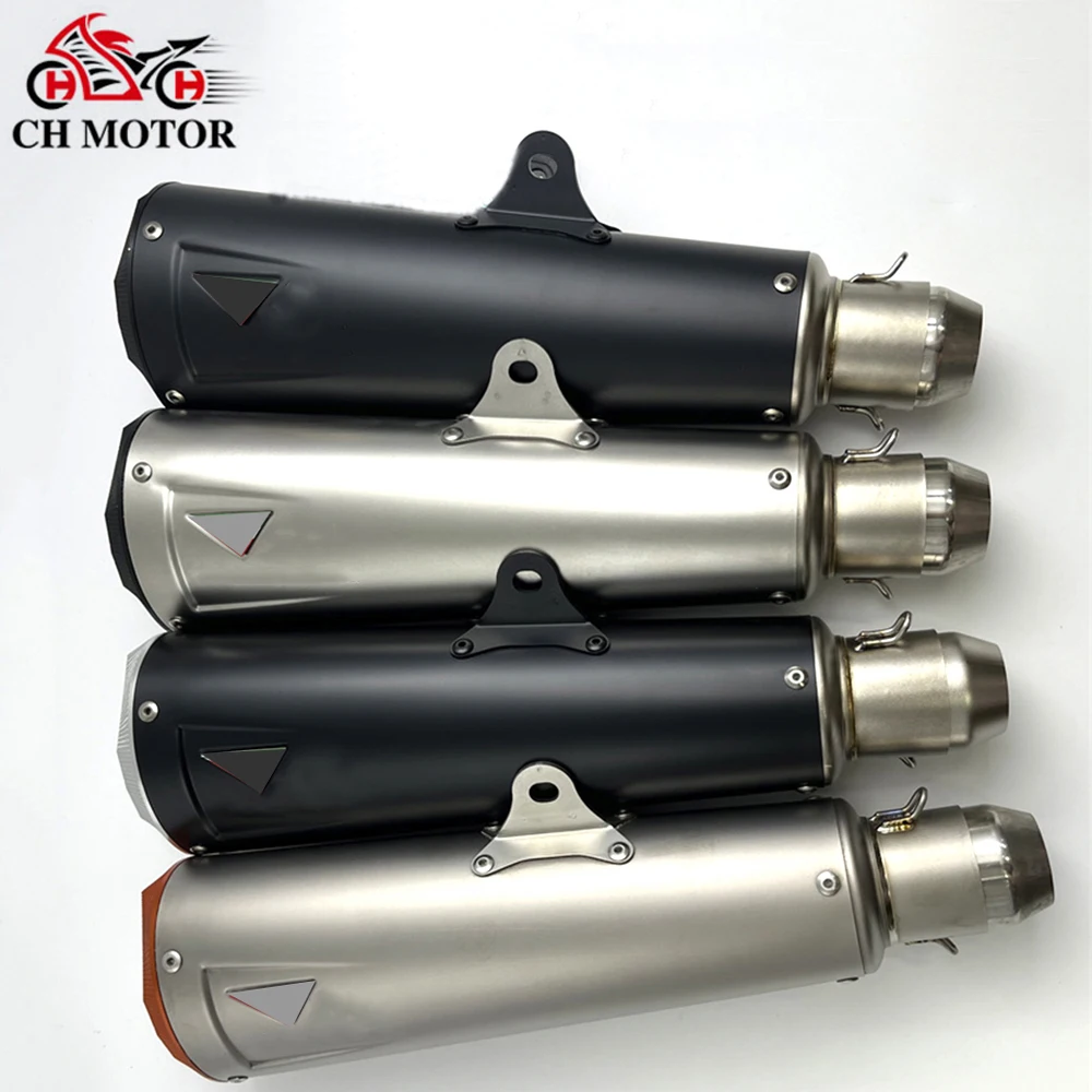 New Titanium Alloy Stainless steel Universal Motorcycle Exhaust Tail Pipe Muffler For CBR500R NSS350 FORZA750 XMAX GSX8R R3
New Titanium Alloy Stainless steel Universal Motorcycle Exhaust Tail Pipe Muffler For CBR500R NSS350 FORZA750 XMAX GSX8R R3