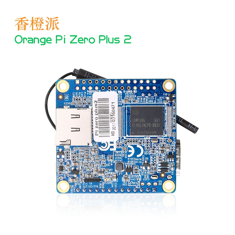 Плата разработки Orange Pi Zero Plus2, микроконтроллер программирования Wi-Fi + Bluetooth, чип H3, Orange Pi
Плата разработки Orange Pi Zero Plus2, микроконтроллер программирования Wi-Fi + Bluetooth, чип H3, Orange Pi