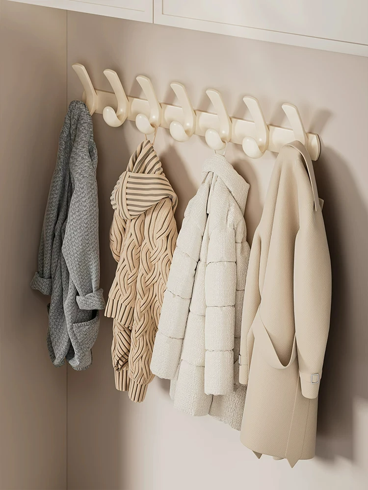 No-Drill Wall-Mounted Coat Hook Entrance Hall Clothes Storage Rack Carbon Steel Material No Punching Required for Installation
No-Drill Wall-Mounted Coat Hook Entrance Hall Clothes Storage Rack Carbon Steel Material No Punching Required for Installation